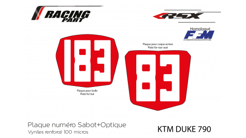 KTM SD1290 plate number