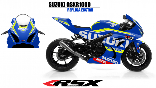 SUSUKI GSXR 1000 2009-2016 REPLICA ECSTAR