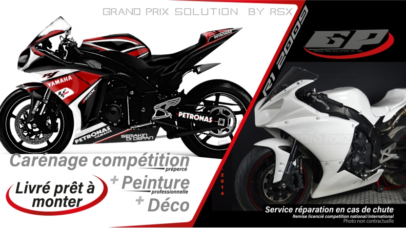 GRAND PRIX PACK YAMAHA R1 2009-2014 SECA LAGUNA BLACK