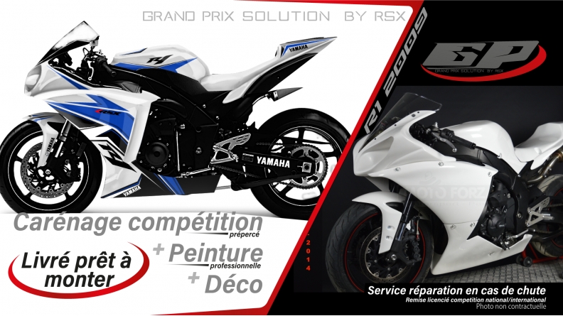 GRAND PRIX PACK YAMAHA R1 2009-2014 SPIRIT-WHITE