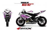PACK GRAND PRIX YAMAHA R6 2017 KLSV2 BLANC
