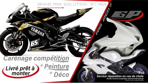 GRAND PRIX PACK YAMAHA R6 2017 PRACTICE BLACK