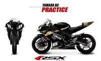 GRAND PRIX PACK YAMAHA R6 2017 PRACTICE BLACK