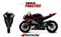 GRAND PRIX PACK YAMAHA R6 2017 PRACTICE BLACK