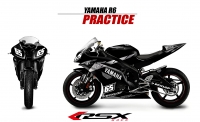 GRAND PRIX PACK YAMAHA R6 2017 PRACTICE BLACK