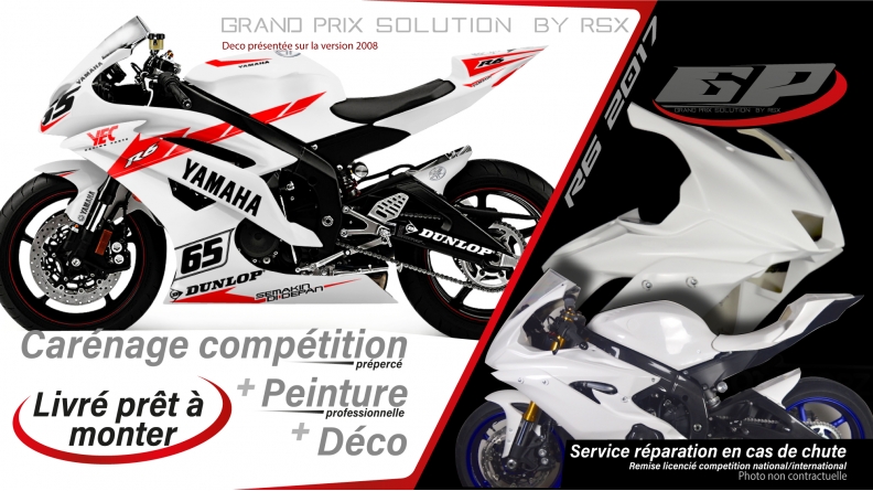 GRAND PRIX PACK YAMAHA R6 2017 PRACTICE IGO BLACK
