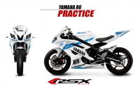 PACK GRAND PRIX YAMAHA R6 2017 PRACTICE NOIR