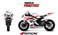 PACK GRAND PRIX YAMAHA R6 2017 PRACTICE NOIR