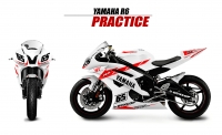 PACK GRAND PRIX YAMAHA R6 2017 PRACTICE NOIR