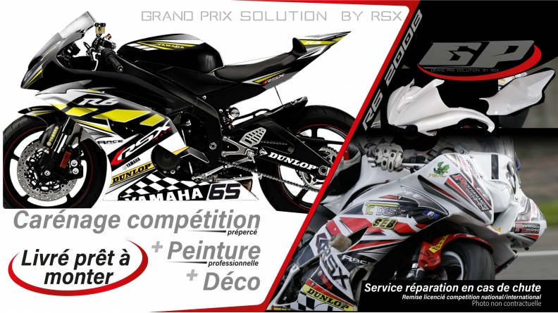 GRAND PRIX PACK YAMAHA 2008 et + KLS BLACK