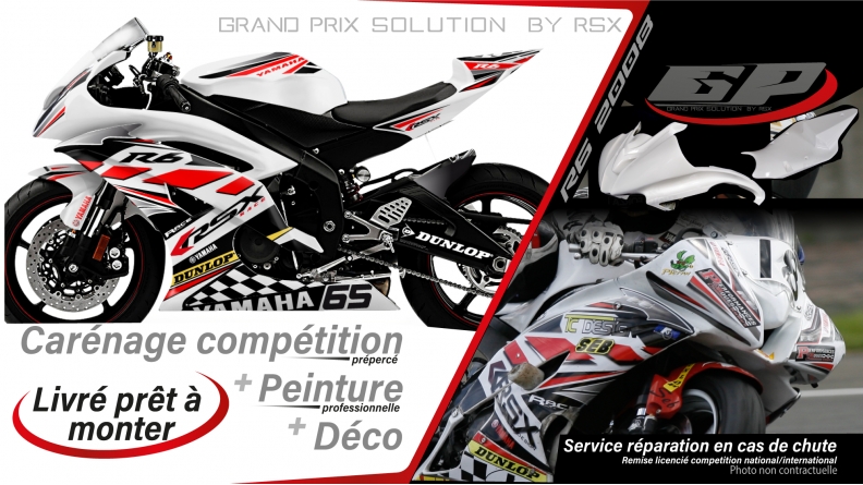 GRAND PRIX PACK YAMAHA 2008 et + KLS WHITE