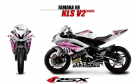 GRAND PRIX PACK YAMAHA 2008 et + KLS V2 WHITE
