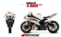 PACK GRAND PRIX YAMAHA R6 2008 et + XRACE BLANC