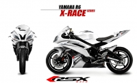 PACK GRAND PRIX YAMAHA R6 2008 et + XRACE BLANC