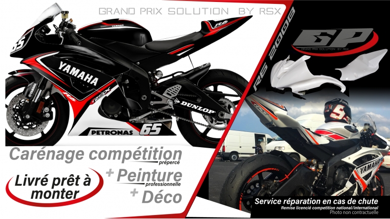 GRAND PRIX PACK YAMAHA 2008 et + VERTIGO-BLACK