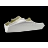 Sabot V2 collecteur racing fibre de verre GSXR1000 2017-2020 L7-M0 pour lignes ARROW, M4, YOSHIMURA,...