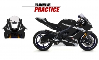 YAMAHA R6 2017 PRACTICE NOIR