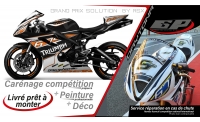 GRAND PRIX PACK TRIUMPH DAYTONA 675 2013 and + RACE BLACK