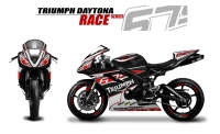 GRAND PRIX PACK TRIUMPH DAYTONA 675 2013 and + RACE BLACK