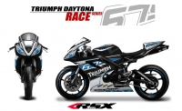 GRAND PRIX PACK TRIUMPH DAYTONA 675 2013 and + RACE BLACK