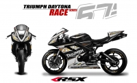 GRAND PRIX PACK TRIUMPH DAYTONA 675 2013 and + RACE BLACK