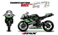 GRAND PRIX PACK TRIUMPH DAYTONA 675 2013 and + RACE BLACK