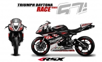GRAND PRIX PACK TRIUMPH DAYTONA 675 2013 and + RACE BLACK