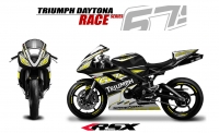 GRAND PRIX PACK TRIUMPH DAYTONA 675 2013 and + RACE BLACK