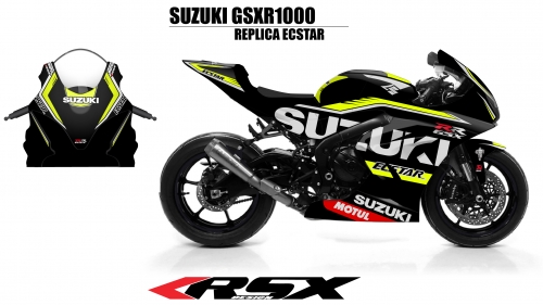 SUSUKI GSXR 1000 2007-08 REPLICA ECSTAR NO