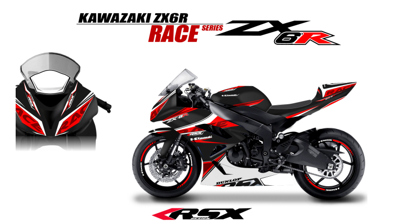 KAWASAKI ZX6R 2009-12 RACE-NO