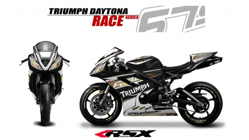 TRIUMPH DAYTONA 675 2006-12 RACE-NO
