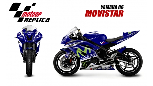 YAMAHA R6 2017 MOVISTAR-BE