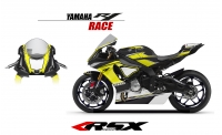 YAMAHA R1 2020 RACE JAUNE FLUO