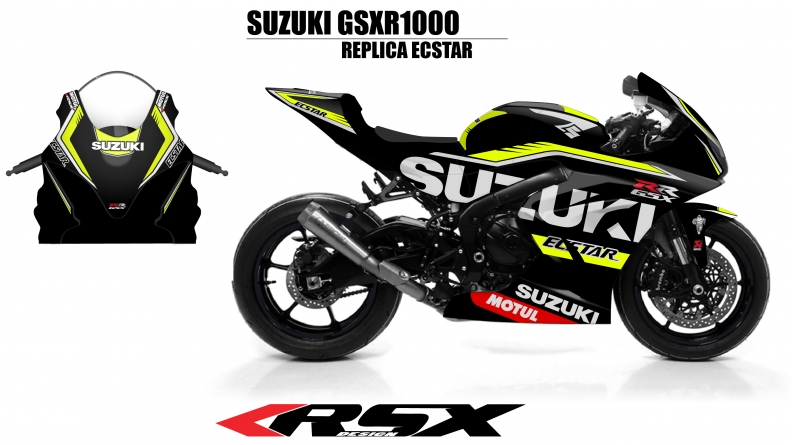 SUSUKI GSXR 600 2008-10 REPLICA ECSTAR NO
