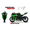 KAWASAKI ZX6R 2013 et + PRACTICE-NO