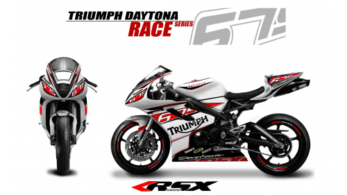TRIUMPH daytona 675 2013 et + RACE-BL