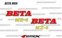 Stickers BETA MX6