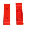 Plastic spoiler safety flange (pair)