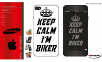 Keep calm I'm biker SmartPhone cover