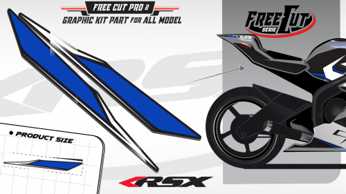 Rear seat F4 back Graphic kit